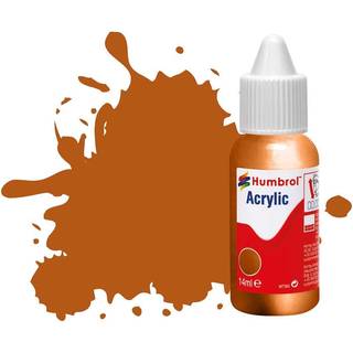 HUMBROL ACRYLIC DROPPER BOTTLE 14ML No.55 Bronze Metallic