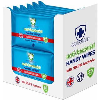 Green Shield Anti-Bakterielle Wipes - 15 stk