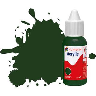 HUMBROL ACRYLIC DROPPER BOTTLE 14ML No 3 Brunswick Green Gloss