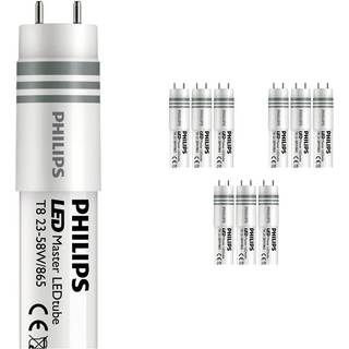 Fordelspakke 10x Philips LED Lysrør T8 CorePro (UN) High Output 23W 2700lm - 865 dagslys | 150cm - erstatter 58W