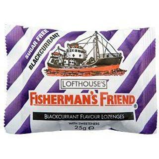 Fishermans Friend Blackcurrant Sukkerfri Halstabletter 25g