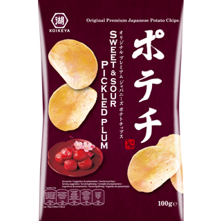 Koikeya Potato Sweet & Sour Umeboshi Chips