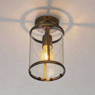 Pimpernel loftlampe, bronze, metal, glas