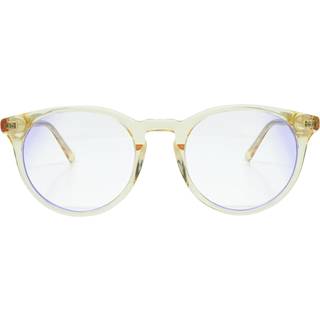 Messy Weekend NEW DEPP OPTICS with Blue-Light Block Champagne 51 Briller Mænd Gul - Transparent Champagne Yellow - 51mm