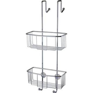 Nortiq House steel brusehylde med 2 kurve, krom