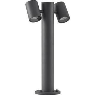 Lucande Maloney sokkellampe, 50 cm, antracit, IP54
