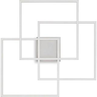 Ideal Lux Frame LED-loftlampe, hvid 59x59,5cm