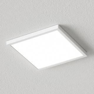 Solvie LED-loftlampe, hvid, kantet, 30 x 30 cm