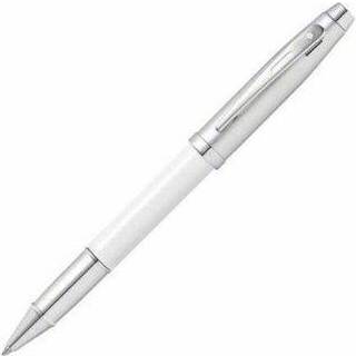 Sheaffer 100 hvid lak rullepen med krom trim