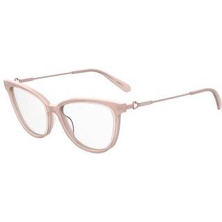 Moschino Love MOL600 35J 53 Briller Kvinder Lyserød - Transparent Pink - 53mm