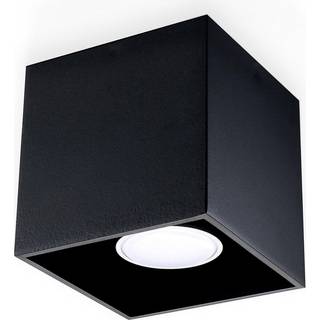 Loftslampe QUAD 1 sort