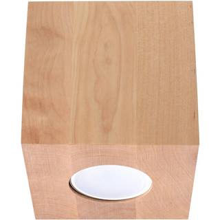 Loftlampe QUAD naturtræ