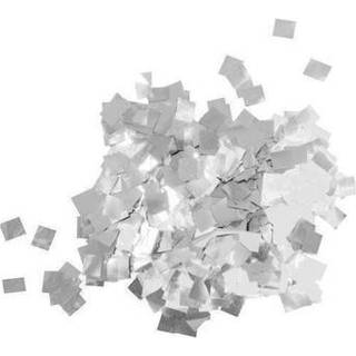 TCM FX Metallic Confetti Raindrops 6x6mm, silver, 1kg TILBUD NU