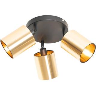 Moderne spotlight sort med guld 3-lys - Lofty