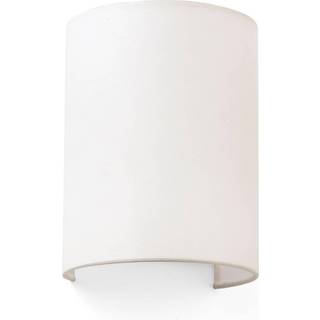 Cotton væglampe, buet, 20 x 15 cm, beige