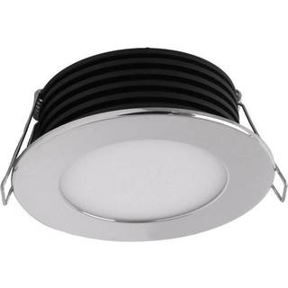 Loftlampe Casolux Malou Downlight, indbygget, rustfrit stål, LED, 10 - 32 V, 0.6 - 3.6 W, høj, med hvidt / rødt skær