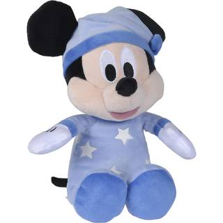 Disney Mickey Mouse sovedyr der lyser i mørket - 25 cm lang