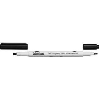 Panduro kalligrafipen med dobbeltspids – sort – 2 / 3,5 mm
