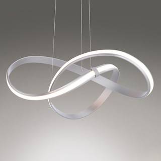 LED-pendellampe Melinda, 30W, dæmpbar, stålgrå