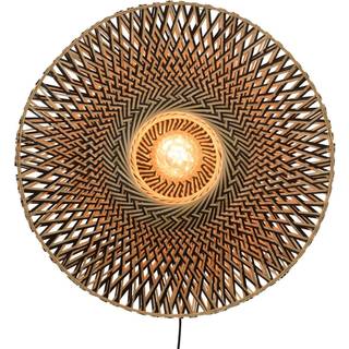 GOOD & MOJO Bali væglampe af bambus, Ø 60 cm
