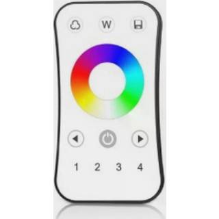 LEDlife rWave RGB/RGB+WW fjernbetjening - 4 zoner, batteri, inkl. holder
