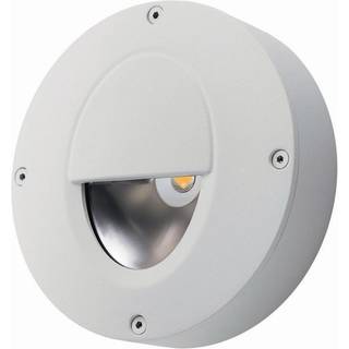 SG Armaturen Callisto Wall LED vægspot, Ø110 mm, 4W, IP65, 3000K, mat hvid