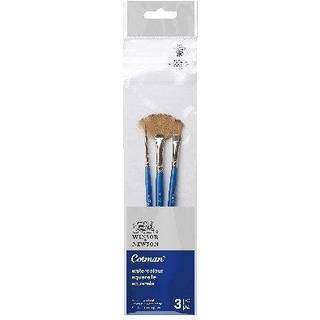Cotman brush set short handle round 3pcs ass.