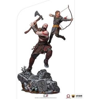 Iron Studios God of War actionfigur (Kratos & Atreus)