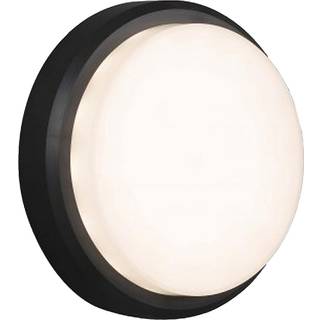 Tom XL IK10 udendørs LED-væglampe, mørkegrå/hvid