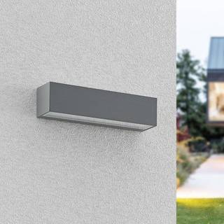 Arcchio LED-væglampe Lengo, 25 cm, grå, 2 lyskilder, CCT