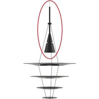 LOUIS POULSEN ENIGMA 425 3M KABEL SORT