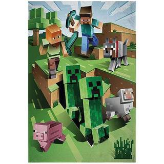 Minecraft tæppe - 100x150cm