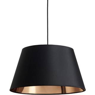 Stofpendel Ø45 - Sort/Kobber - Nielsen Light