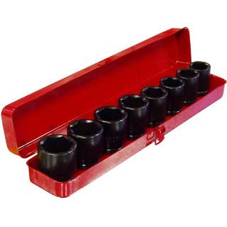 Drift-Air Krafttoppesæt 3/4" 26-38 mm 6-kantede 8 dele