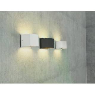 Trio Louis LED wall light m-sort/guld