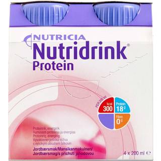 Nutridrink Protein Jordbær 4 x 200 ml