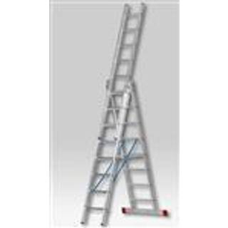 Silkeborg stiger Skydestige aluminium 2x12trin 6,07m