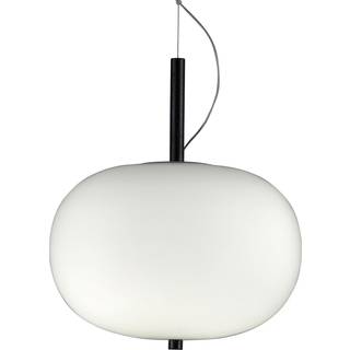 Grok Ilargi Phase LED-hængelampe, mørk, Ø 32 cm