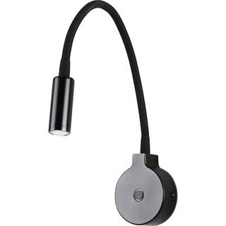 Pixie LED-væglampe med fleksarm, sort