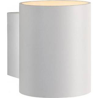 Xera væglampe, hvid, Ø 8 cm, up/downlight, aluminium