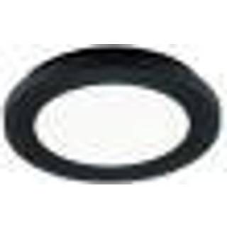 Loftslampe sort 17 cm inkl. LED 3-trins dæmpbar IP44 - Lope