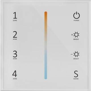 LEDlife rWave vægmonteret CCT dæmper - 4 zoner, batteri
