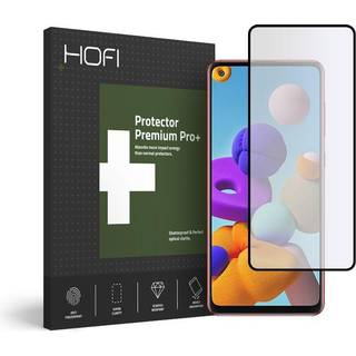 Hofi Premium Pro+ Samsung Galaxy A21s UltraFlex Full-Fit Beskyttelsesfilm - Sort