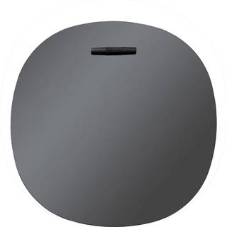 FDB Møbler I4 Birksø vægspejl Oak black painted toned Ø50 cm