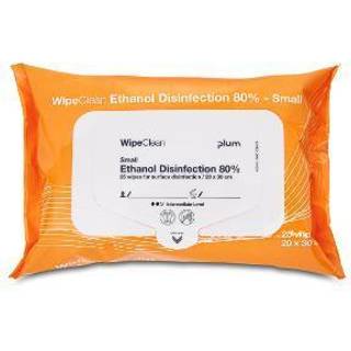 Plum Overfladedesinfektion WipeClean Small 30x20cm 80% ethanol