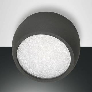 LED downlight Vasto, antracit, Ø 8 cm, 120°, aluminium