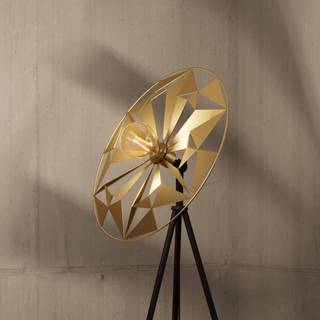 EGLO Castanuelo Gulv E27 H1520 Sort/Guld