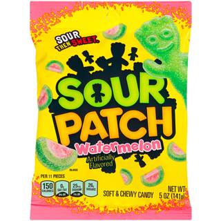 Jelibon 5 x Sour Patch Kids Vandmelon 160 g