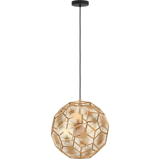 EGLO Stars of Light SKOURA pendel E27 Ø500 messing