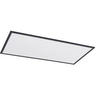 Lindby LED-panel Nelios, 120 x 60 cm, CCT, sort, metal